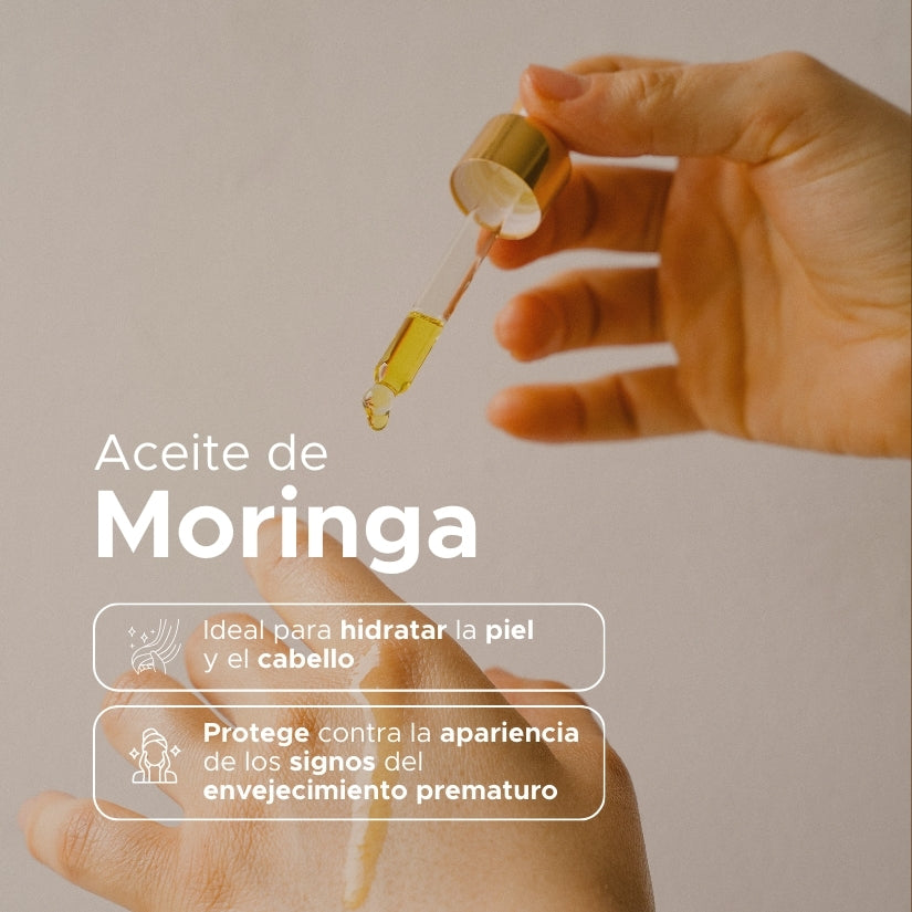 Aceite de Moringa PACALLI · Prensado en Frío y Cuidado · 30 ml
