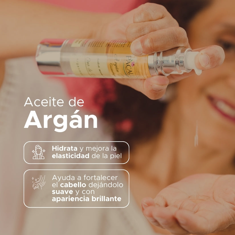 Aceite de Argán Fase I PACALLI · Hidratación y Nutrición · 50 ml