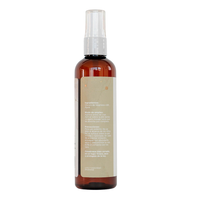 Aceite de Magnesio PACALLI · Cloruro de Magnesio · 120 ml