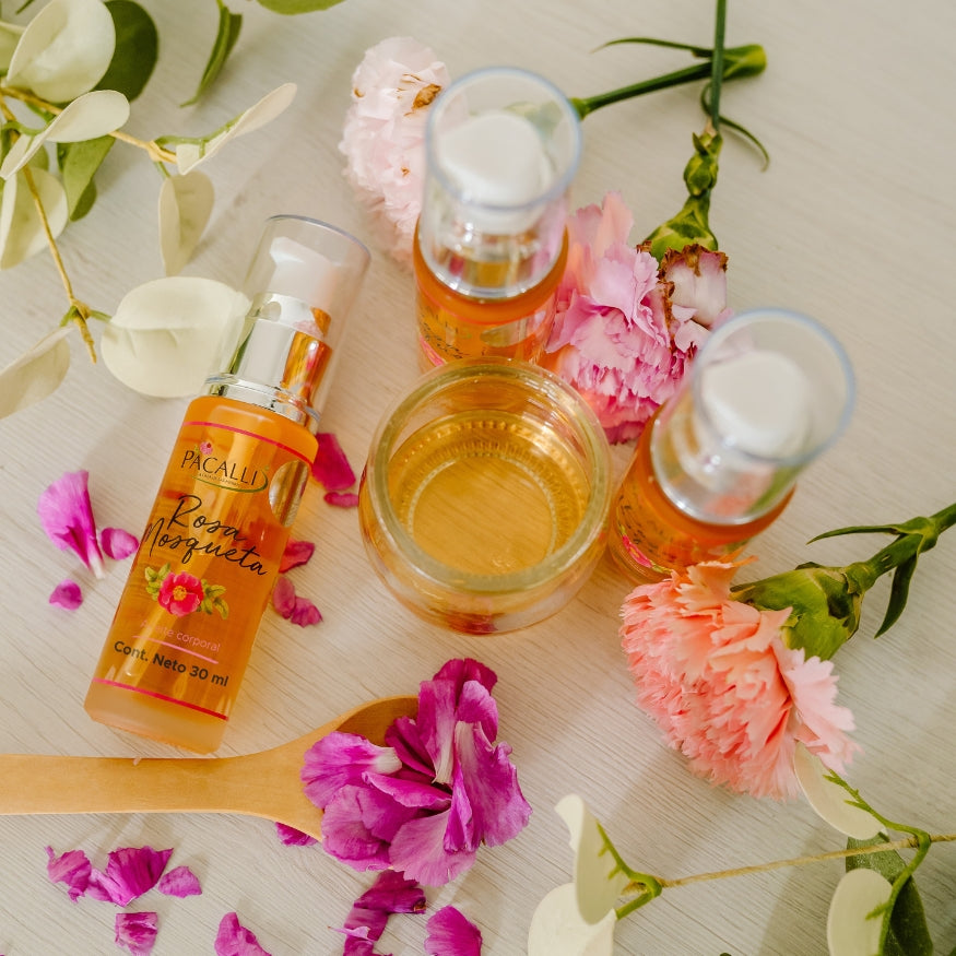 Aceite de Rosa Mosqueta PACALLI · Pureza Natural y Cuidado · 30 ml