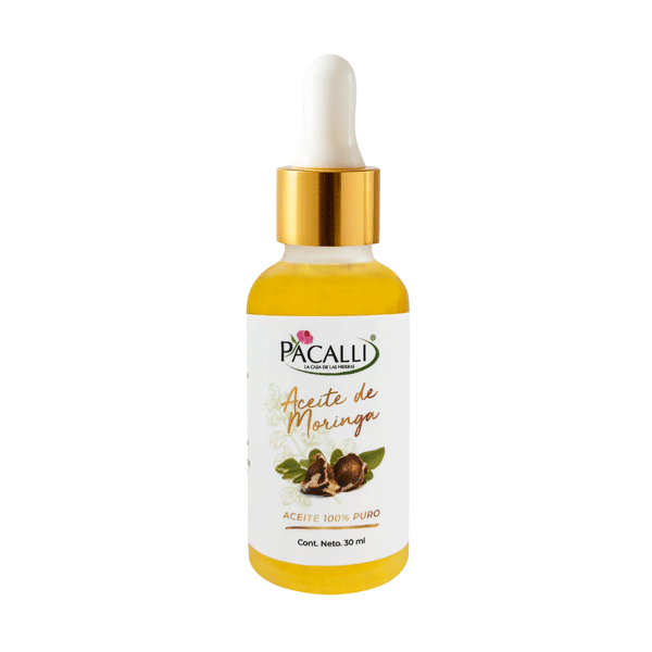 Aceite de Moringa PACALLI · Prensado en Frío y Cuidado Natural · 30 ml