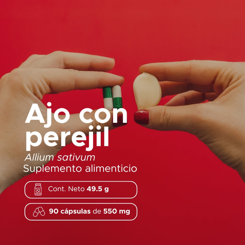 Ajo con perejil · 90 Caps