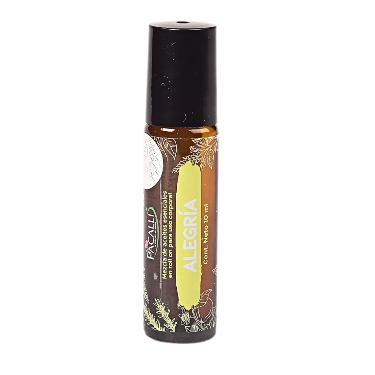 Alegría Roll On PACALLI · Romero, Patchouli, Jengibre y Bergamota · 10 ml