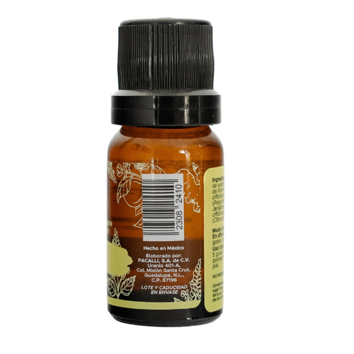 Alegría Mezcla Pura PACALLI · Romero, Patchouli, Jengibre y Bergamota · 10 ml