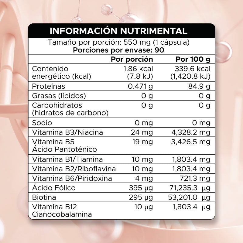 B-complex · 90 cápsulas