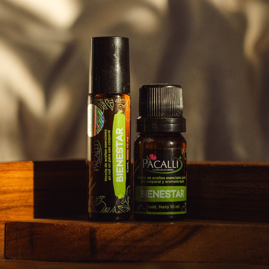 Bienestar Mezcla Pura PACALLI · Bergamota, Naranja y Lavanda · 10 ml