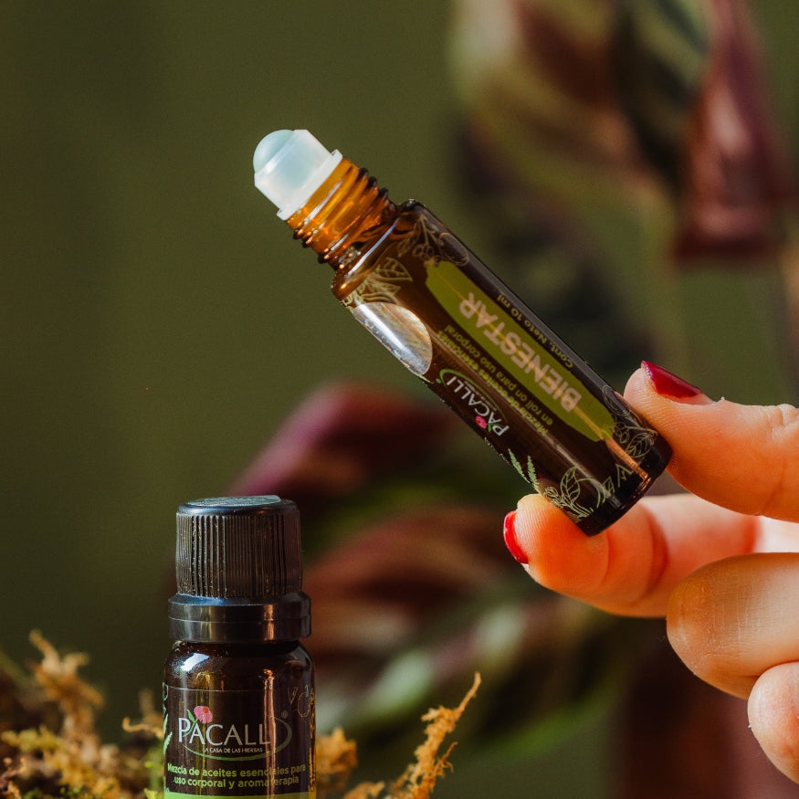 Bienestar Roll On PACALLI · Bergamota, Naranja y Lavanda · 10 ml