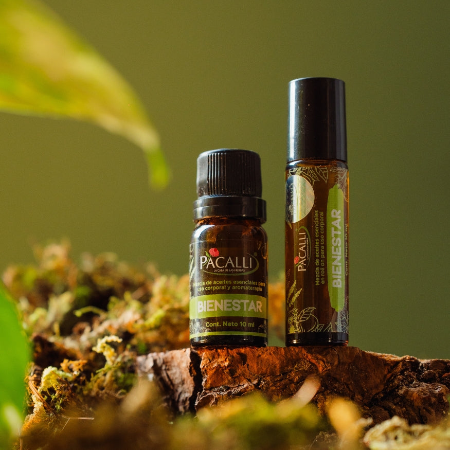 Bienestar Roll On PACALLI · Bergamota, Naranja y Lavanda · 10 ml