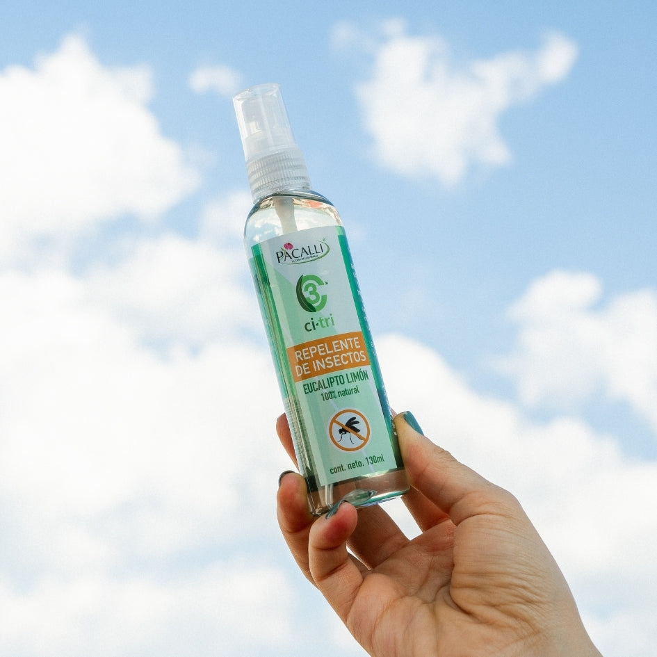 Ci-Tri Repelente de Insectos PACALLI · Con Citrodiol · 130 ml