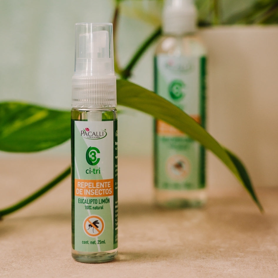 Ci-Tri Repelente de Insectos PACALLI · Con Citrodiol · 25 ml