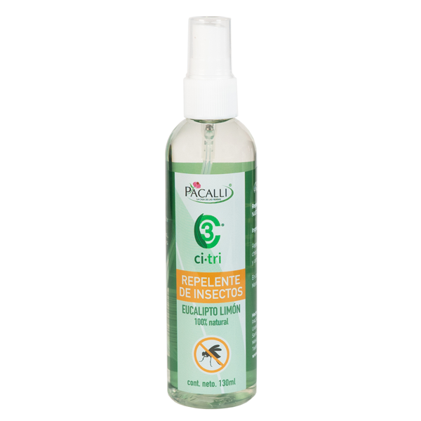 Ci-Tri Repelente de Insectos PACALLI · Con Citrodiol · 130 ml