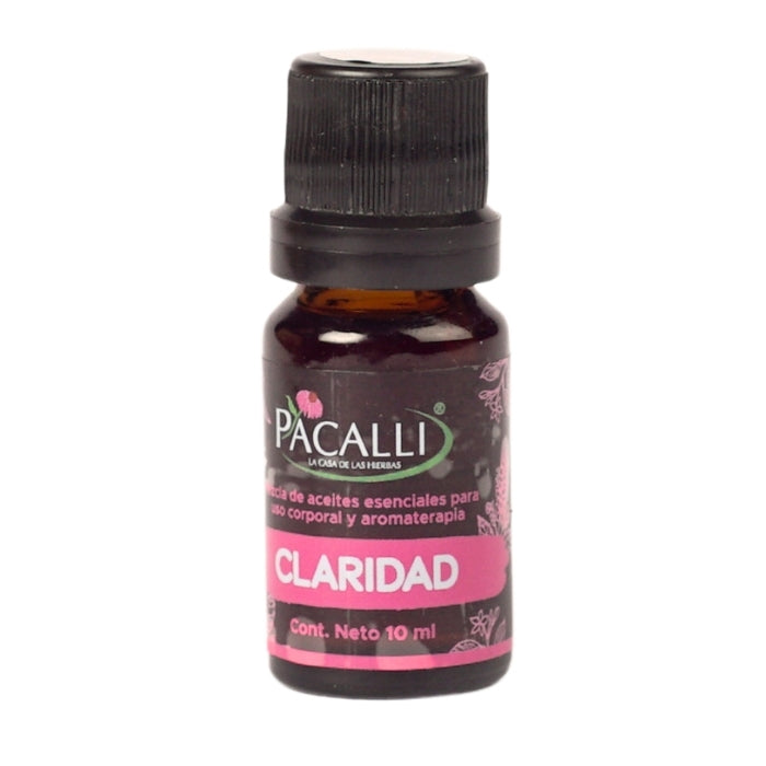 Claridad Mezcla Pura PACALLI · Limón, Patchouli y Vetiver · 10 ml
