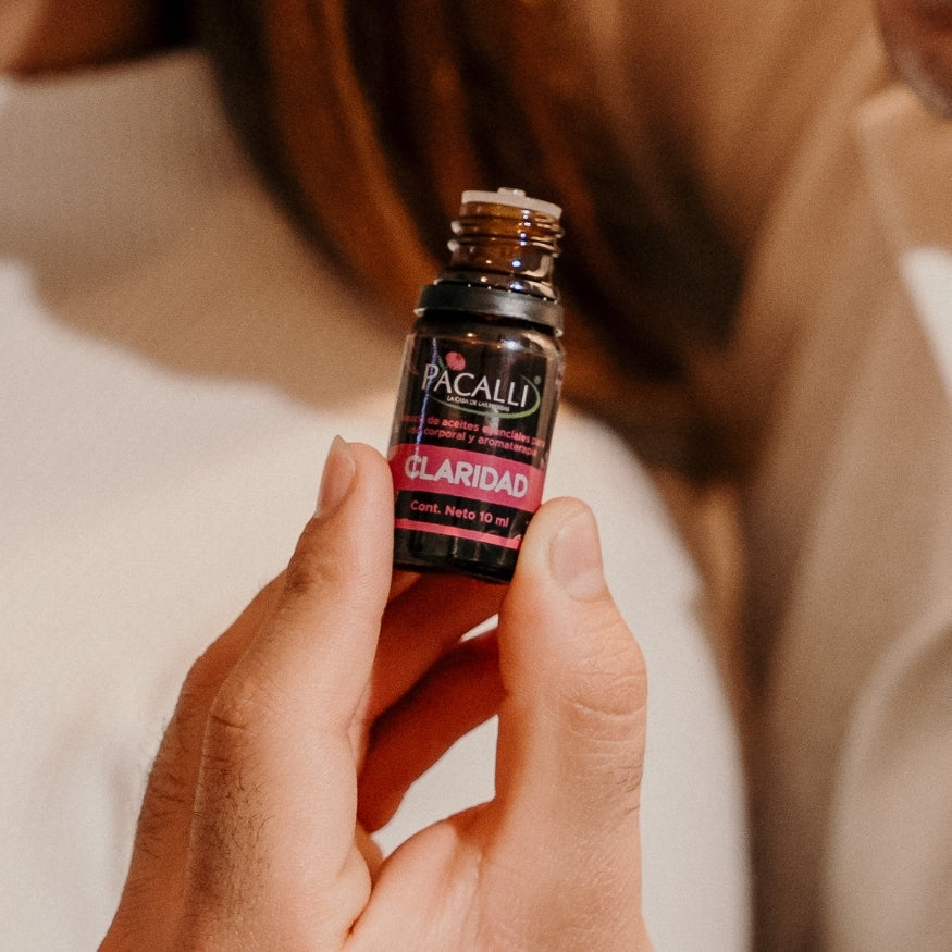 Claridad Mezcla Pura PACALLI · Limón, Patchouli y Vetiver · 10 ml