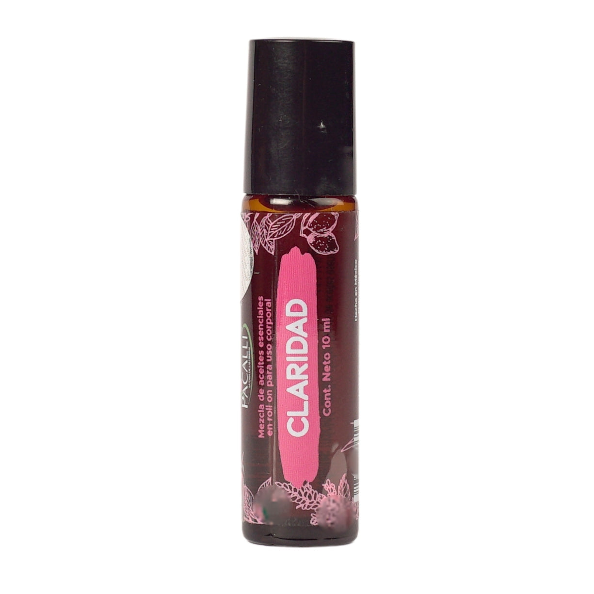 Claridad Roll On PACALLI · Limón, Patchouli y Vetiver · 10 ml