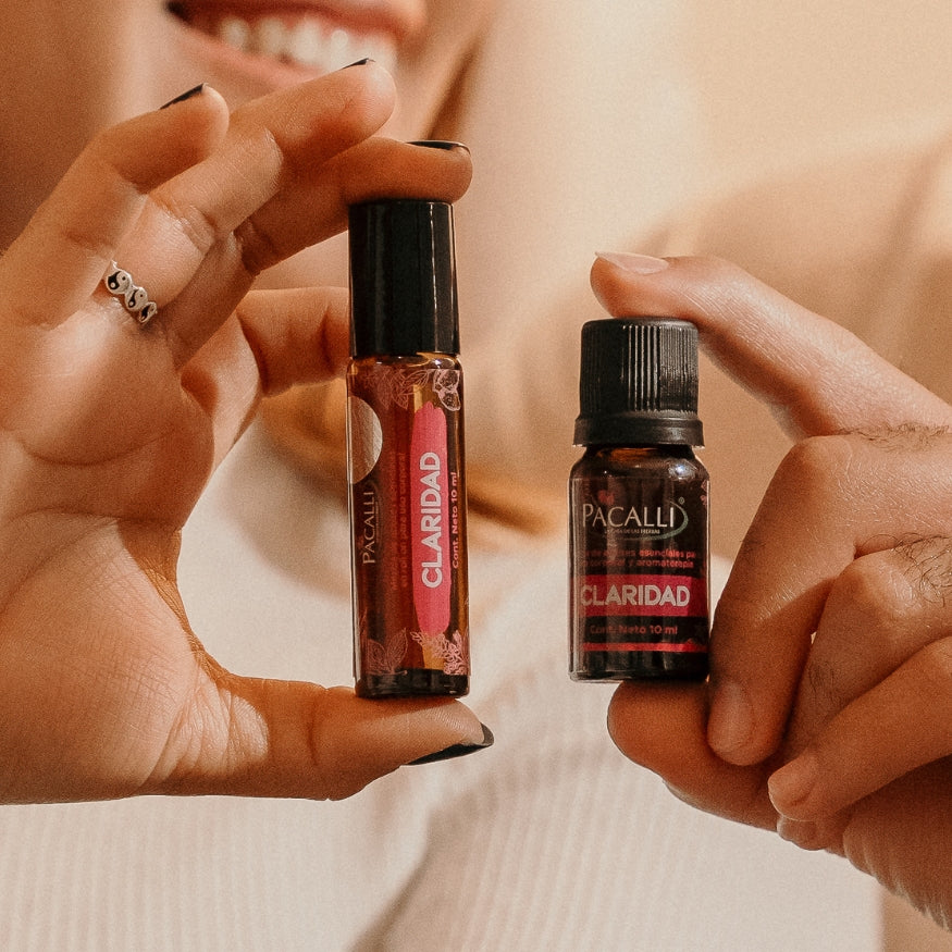 Claridad Roll On PACALLI · Limón, Patchouli y Vetiver · 10 ml
