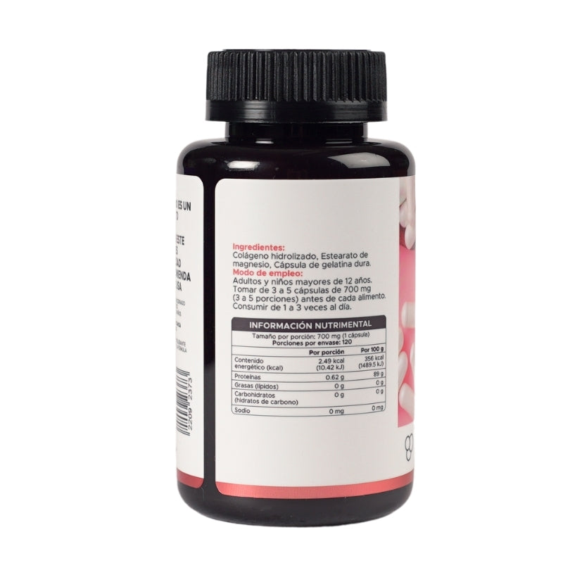 Colágeno hidrolizado · 120 caps
