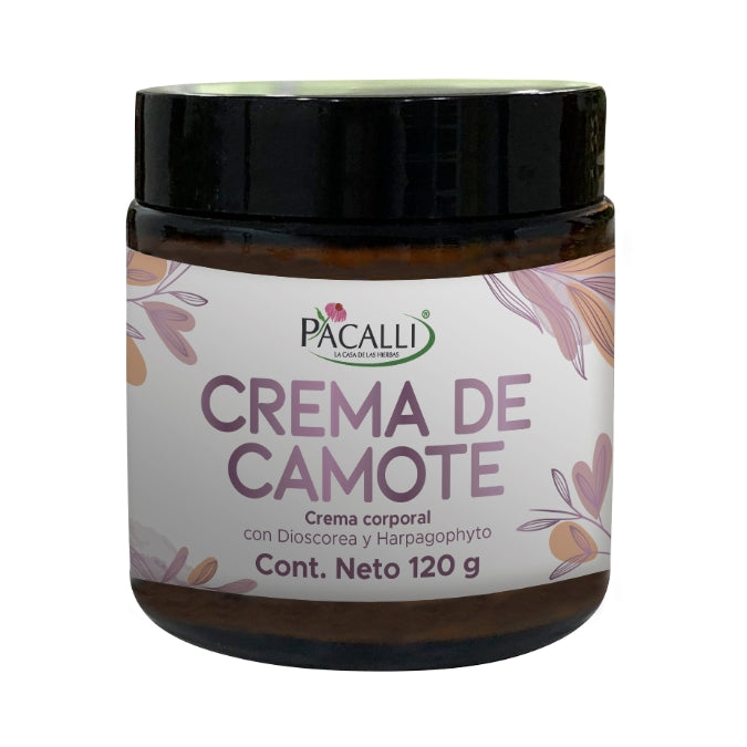 Crema de Camote PACALLI · Crema Muscular con Dioscorea y Harpagophyto · 120 g