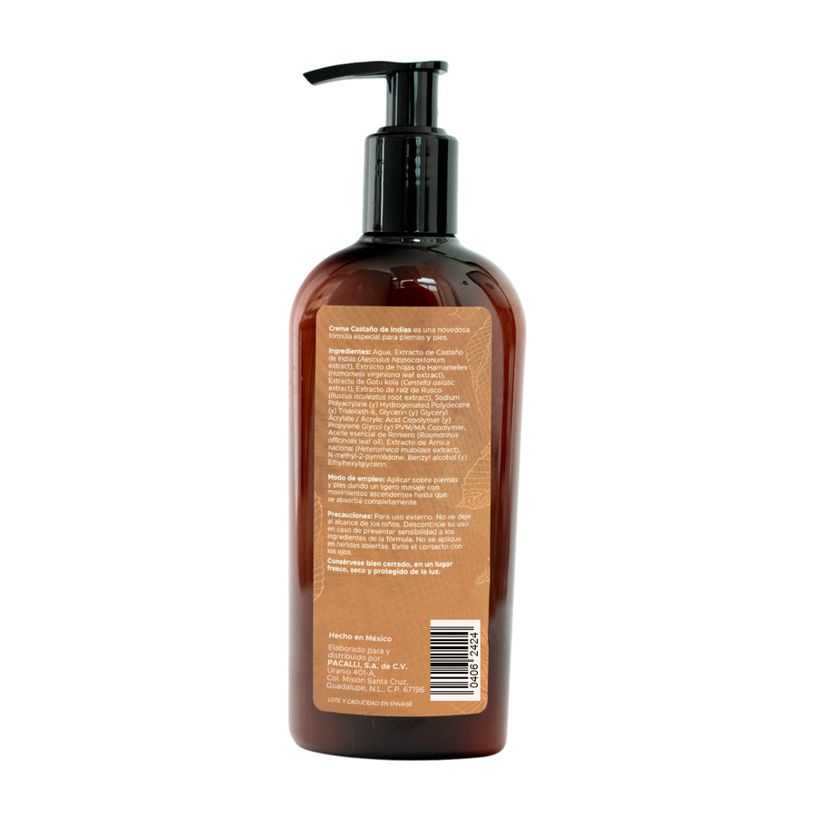 Crema de Castaño de Indias PACALLI · Cuidado para Piernas y Pies · 250 g