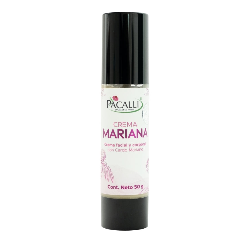 Crema Mariana PACALLI · Crema Facial y Corporal Con Cardo Mariano · 50 g