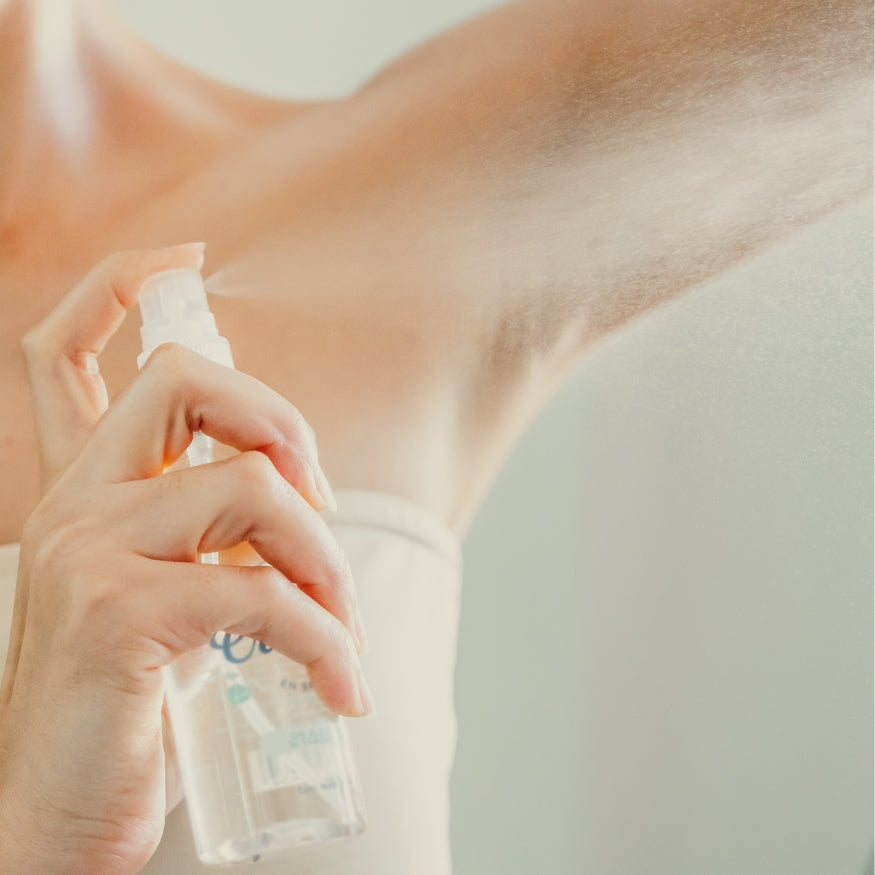 Desodorante Cristal en Spray PACALLI · Fórmula Sin Alcohol · Alumbre de Potasio · 110 ml