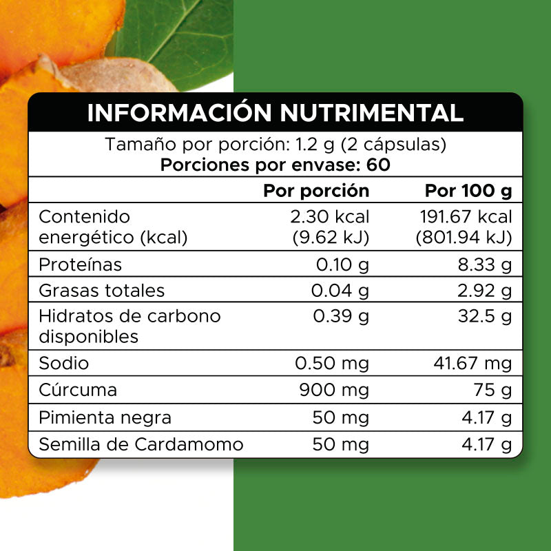 Cúrcuma · 120 caps