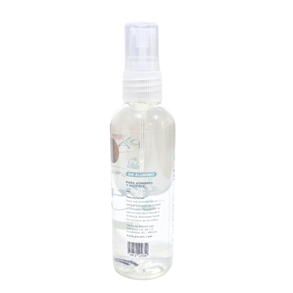 Desodorante Cristal en Spray PACALLI · Fórmula Sin Alcohol · Alumbre de Potasio · 110 ml