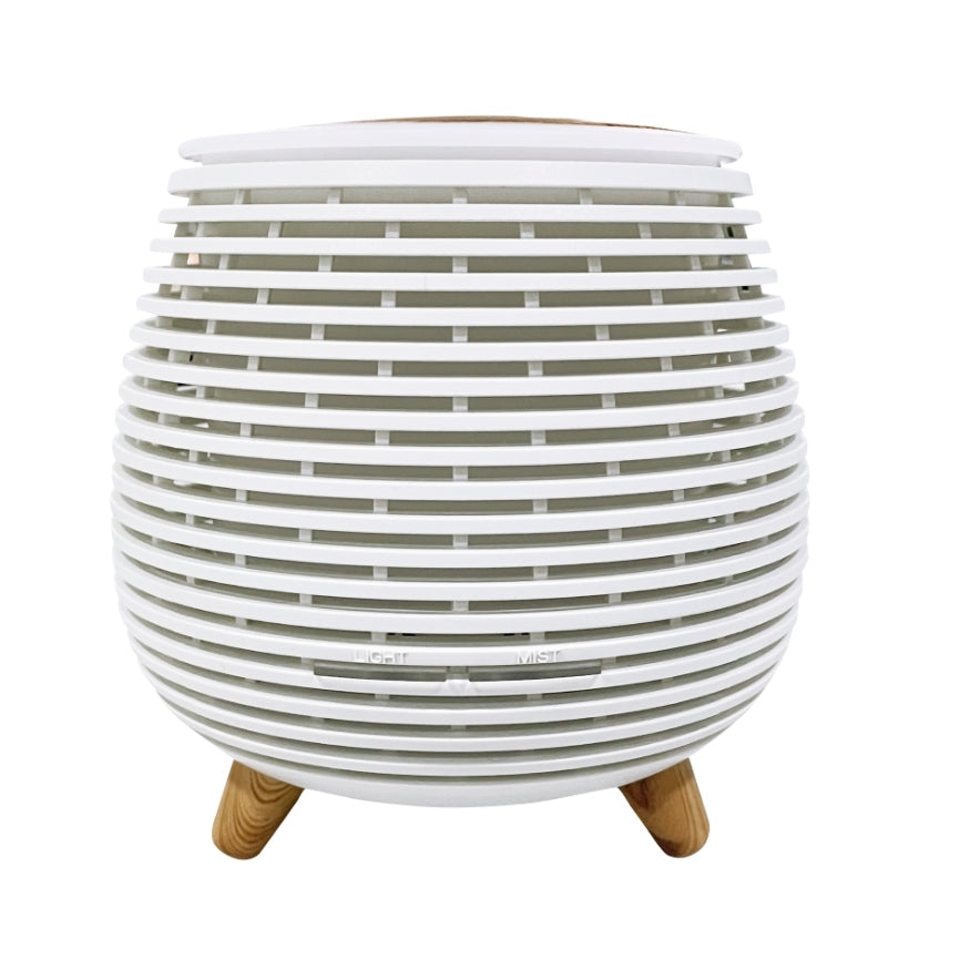 Difusor Deco PACALLI · Portátil y Silencioso con Luz LED Regulable · 140 ml