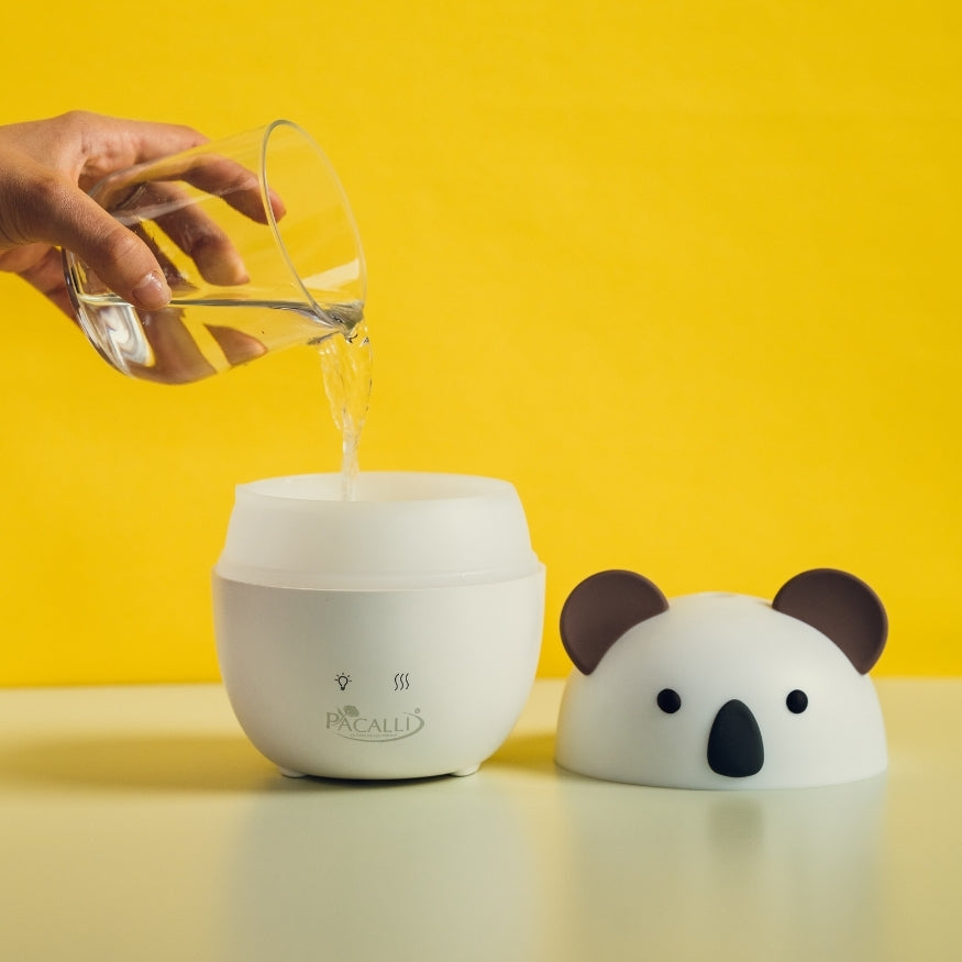 Difusor Koala PACALLI · Portátil con USB y Apagado Automático · 160 ml