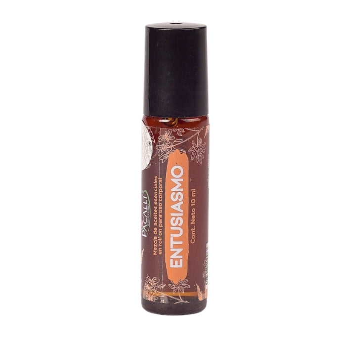 Entusiasmo Roll On PACALLI · Romero, Bergamota, Lavanda y Geranio · 10 ml