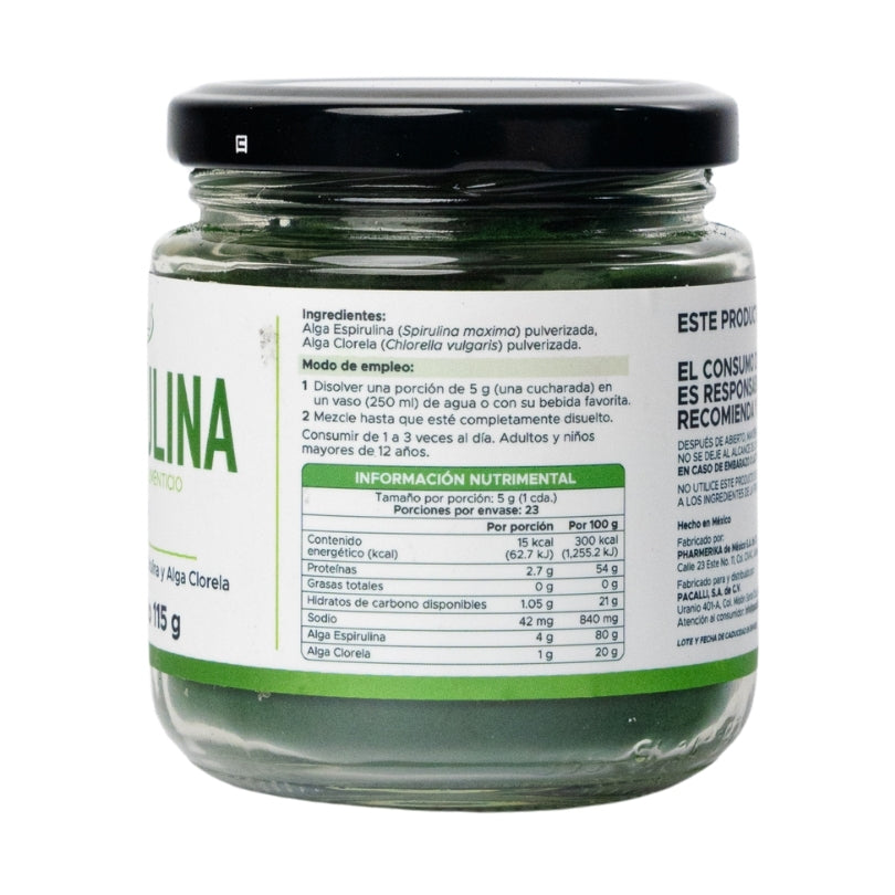Espirulina (Alga Espirulina + Clorela) · 115 g