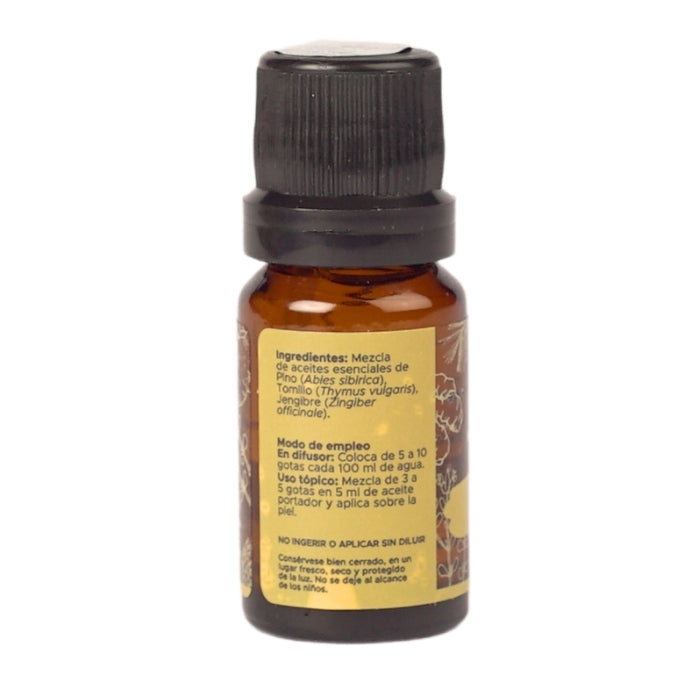 Fortaleza Mezcla Pura PACALLI · Pino, Tomillo y Jengibre · 10 ml