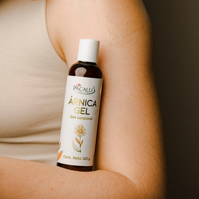 Gel de Árnica PACALLI · Extracto de Árnica, Mentol y Alcanfor · 120 g