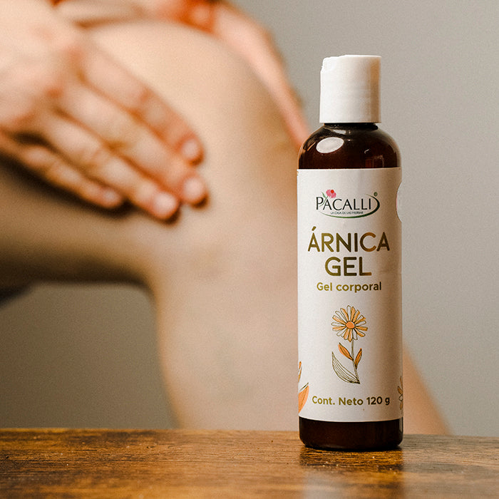 Gel de Árnica PACALLI · Extracto de Árnica, Mentol y Alcanfor · 120 g