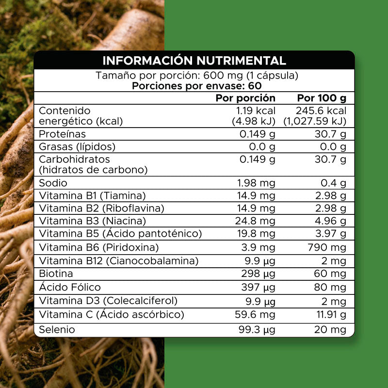 Ginseng Complex · 60 caps