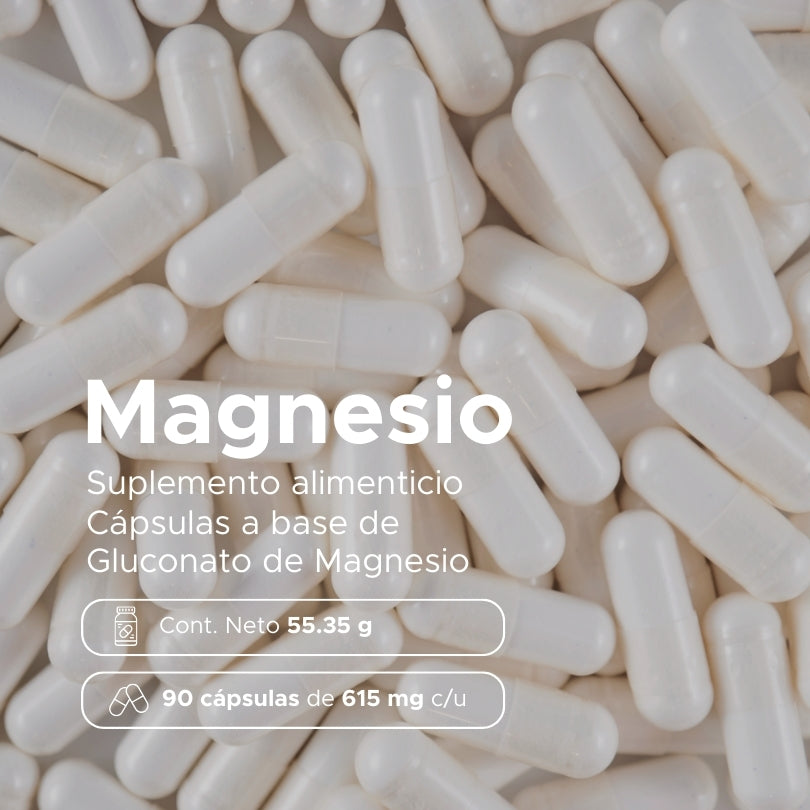 Gluconato de magnesio · 90 caps