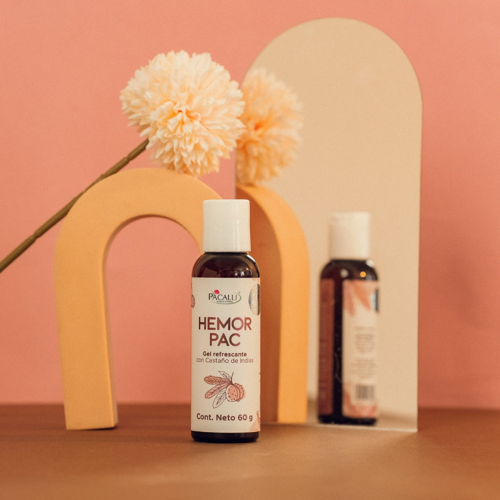 Hemorpac PACALLI · Gel Refrescante con Hamamelis, Castaño de Indias, Gotu Kola y Caléndula · 60 g