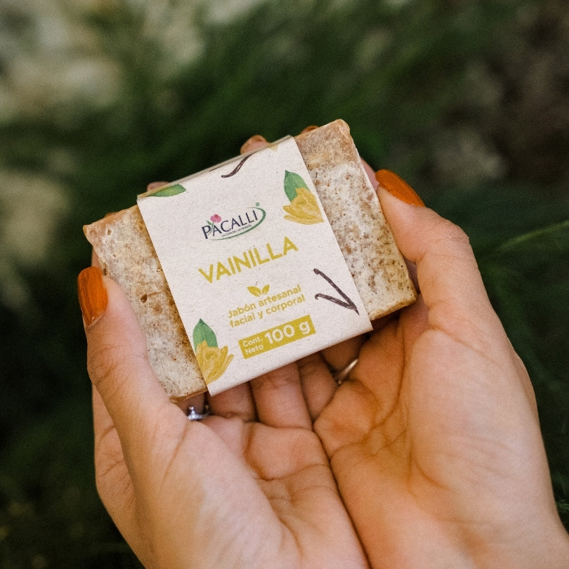 Jabón Artesanal de Vainilla PACALLI · 100 g