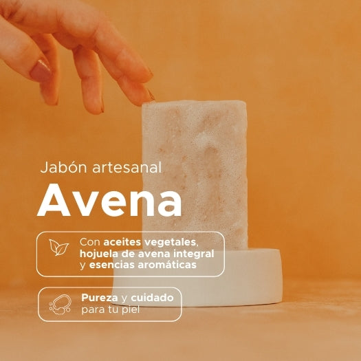Jabón Artesanal de Avena PACALLI · 100 g