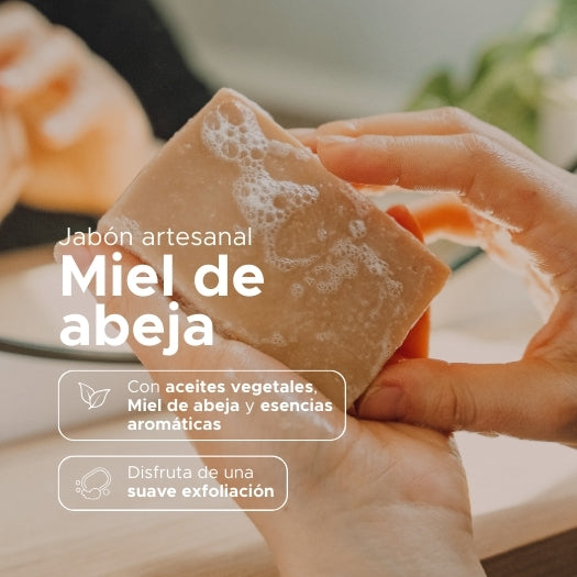 Jabón Artesanal de Miel de abeja PACALLI · 100 g
