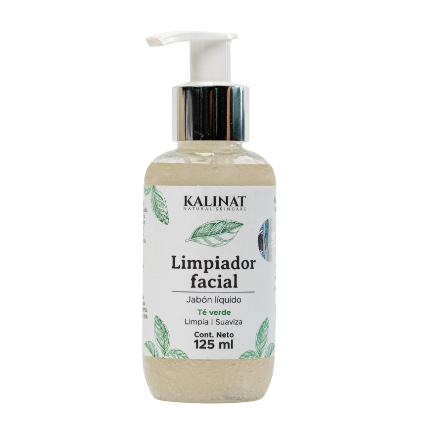 Limpiador facial Kalinat con Té verde · 125 ml