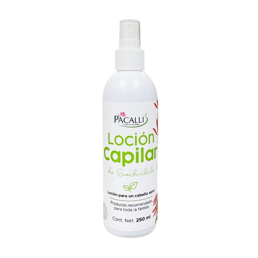 Loción Capilar de Guachichile PACALLI · Con Extractos de Origen Natural · 250 ml