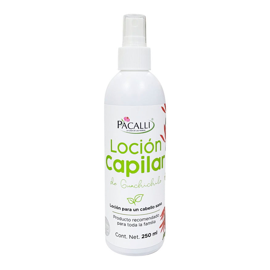 Loción Capilar de Guachichile PACALLI · Con Extractos de Origen Natural · 250 ml
