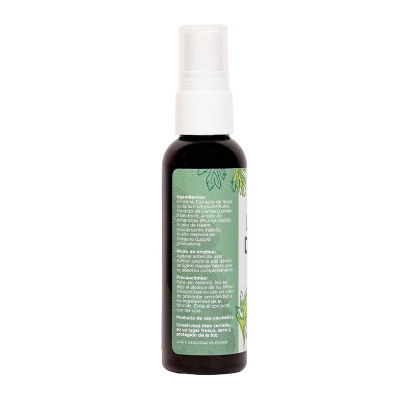 Loción de Sosa PACALLI · Extracto de Sosa, Larrea y Aceites de Origen Natural · 70 ml