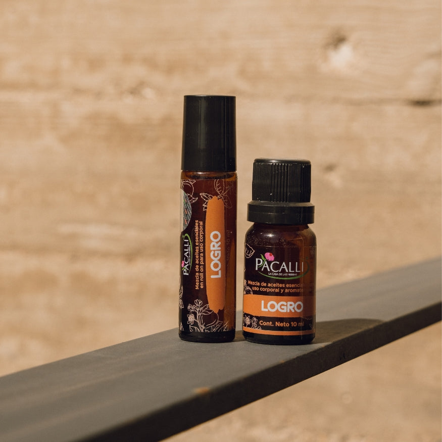 Logro Roll On PACALLI · Naranja, Bergamota y Hierbabuena · 10 ml