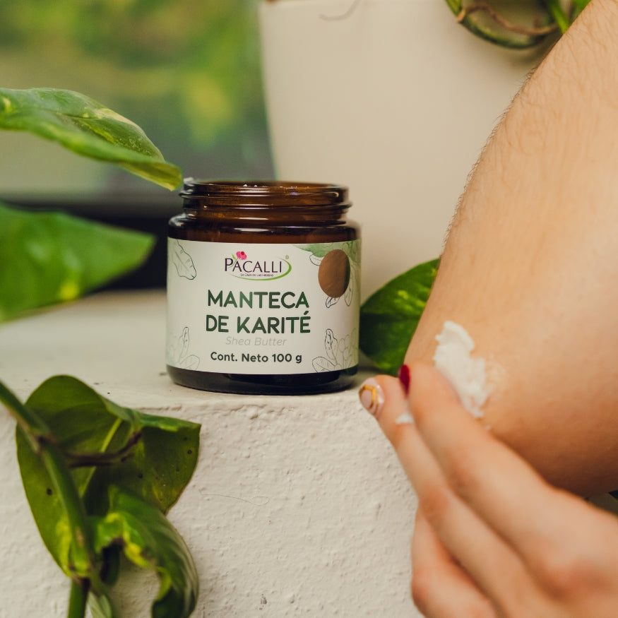 Manteca de Karité (Shea Butter) PACALLI · Hidratación Natural y Suavidad para la Piel · 100 g