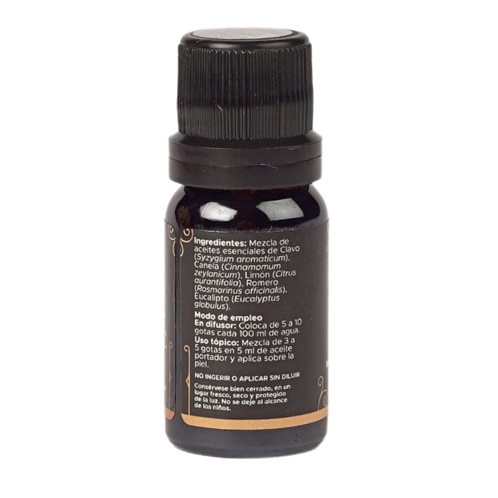 Mezcla Aromática 4 Ladrones (Thieves) PACALLI · Aceites Esenciales 100% Puros · 10 ml