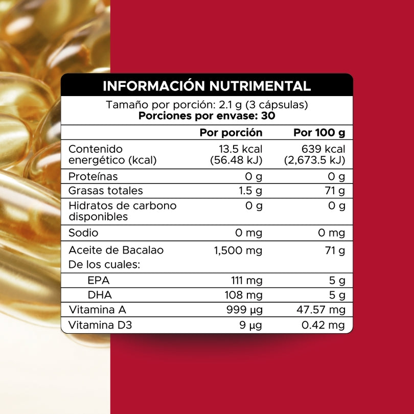 Pacalao Omega 3 (EPA-DHA) · 90 caps