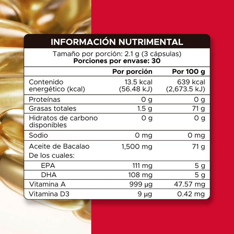 Pacalao Omega 3 (EPA-DHA) · 90 caps