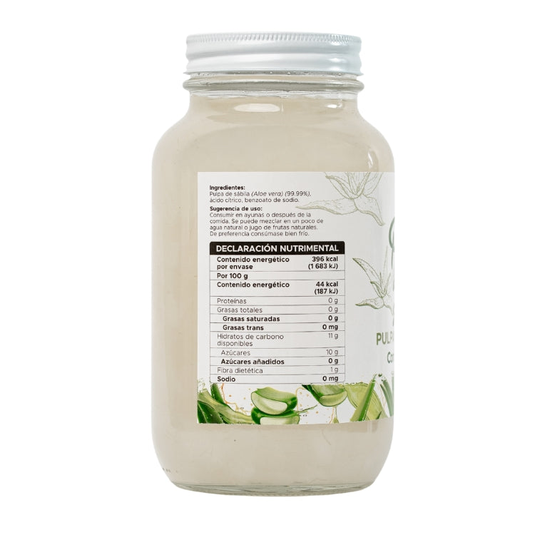 Pulpa de Sábila PACALLI · Aloe Vera en Pulpa · 900g