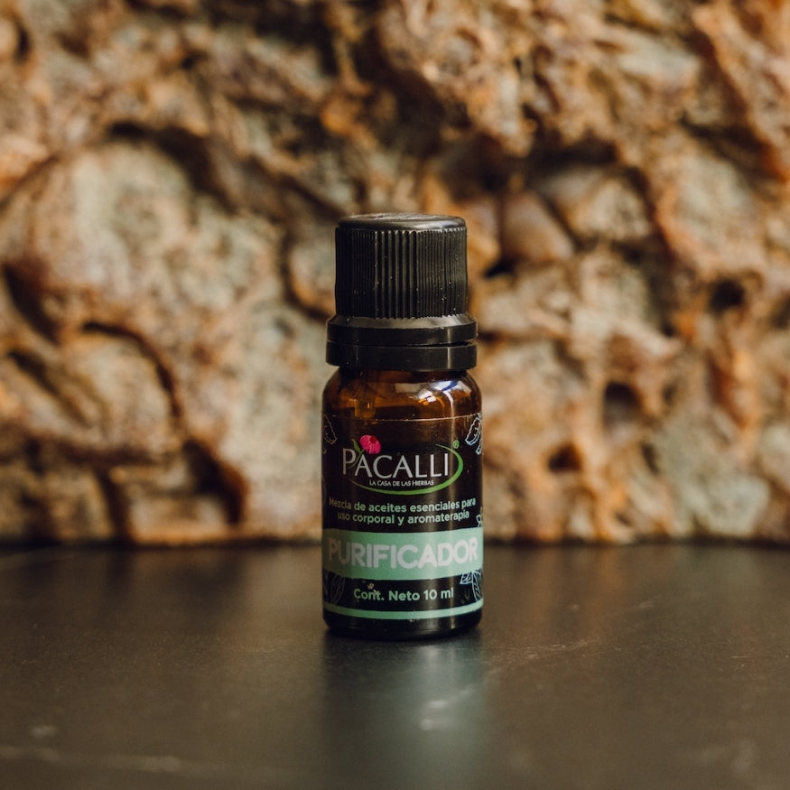Purificador Mezcla Pura PACALLI · Limón, Hierbabuena y Naranja · 10 ml